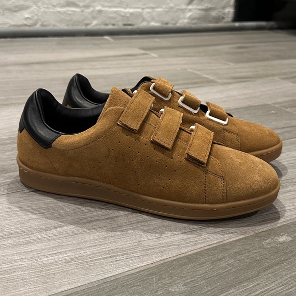 Sandro brown suede Velcro strap sneaker trainer - Picture 7 of 7